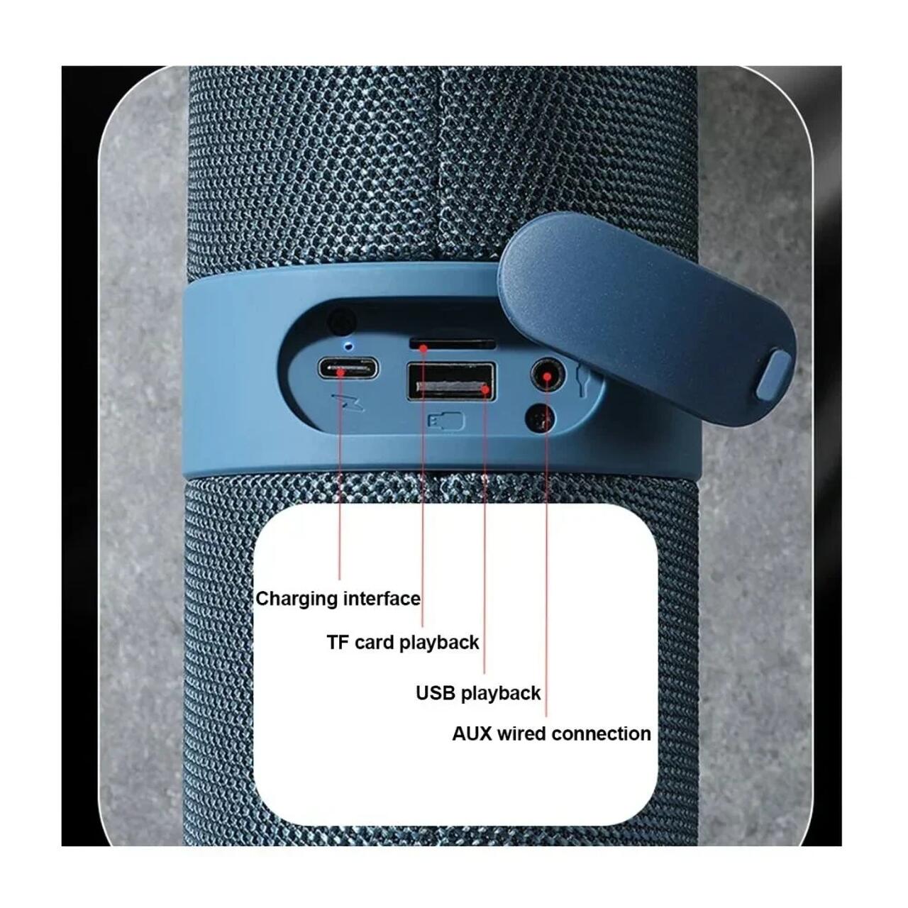 Altavoz Bluetooth con Luz RGB – Sonido Potente en Cualquier Lugar